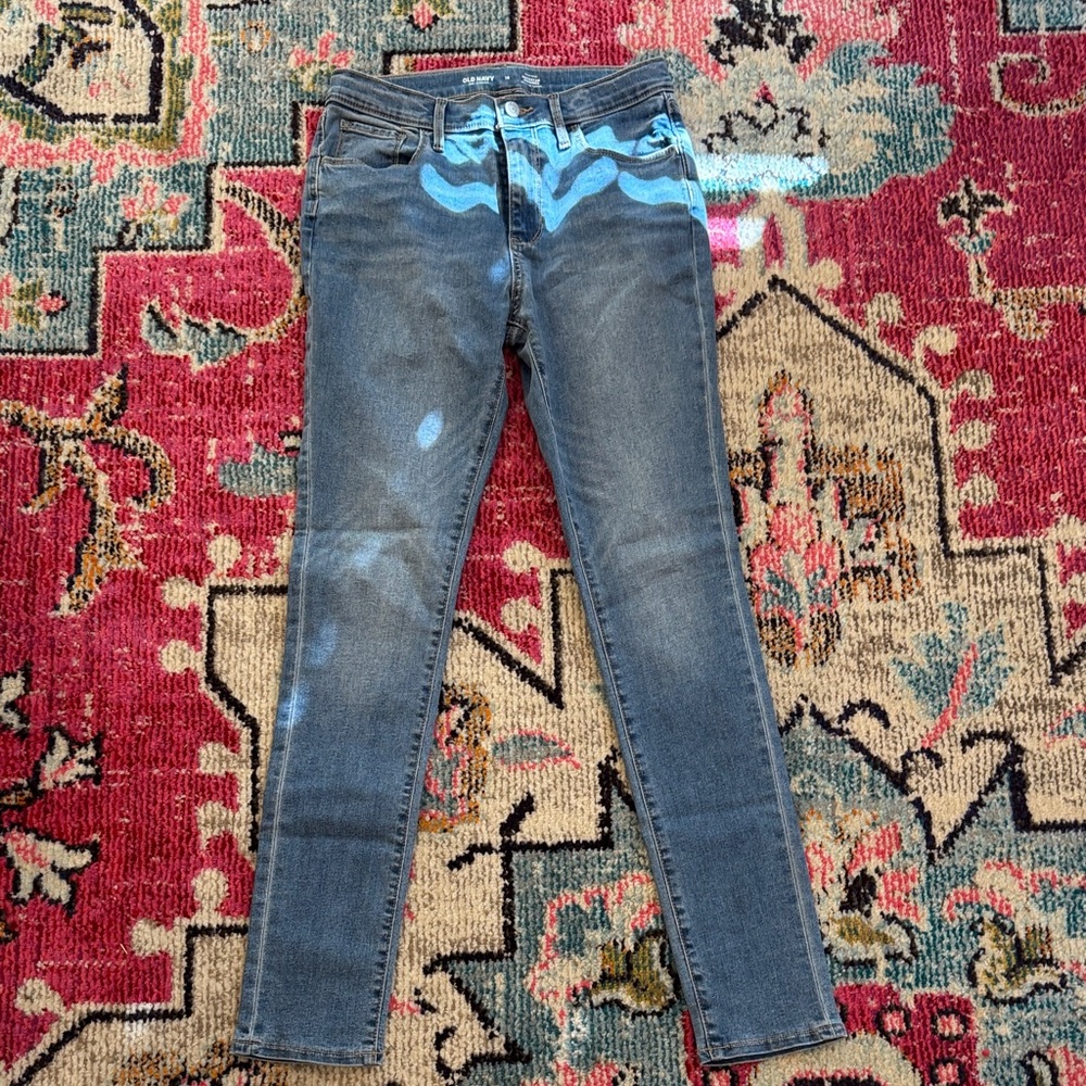 Old Navy Girls High-Rise Rockstar Blue Jeggings, sz 16